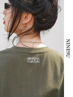 basic crew-neck classy t-shirt【NINE6315】