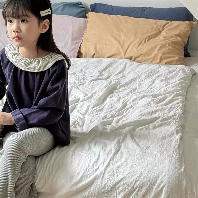 【取寄】珍しいストライプ襟が目を引くカットソー