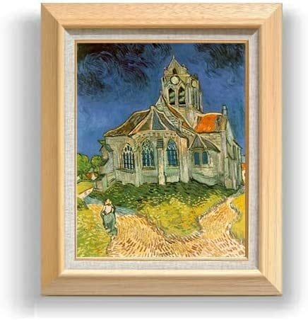 直筆仕上げ油絵【ゴッホ】 オーヴェルの教会 F6 絵画 アート 