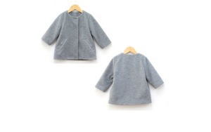 【予約】型紙のみ｜子ども用 コート｜サイズ90〜140｜商用利用OK