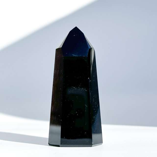 オブシディアン  タワー型02 ◇ Obsidian ◇天然石・鉱物・パワーストーン