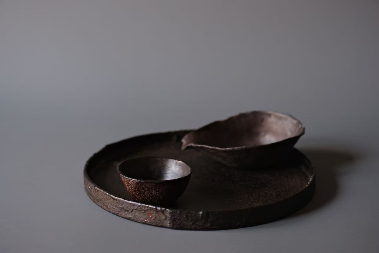 林出 Lin Chu - 柚子皮漆杯 Lacquered cup