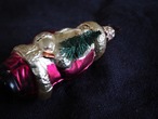EUROPE Vintage Christmas glass ornament : Santa A