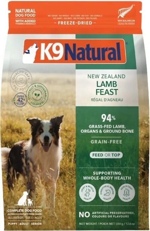 k9ナチュラル ドッグフード ラム・フィースト 3.6kg