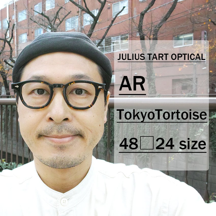 JULIUS TART OPTICAL / AR / ブリッジ 24mm / TOKYO TORTOISE