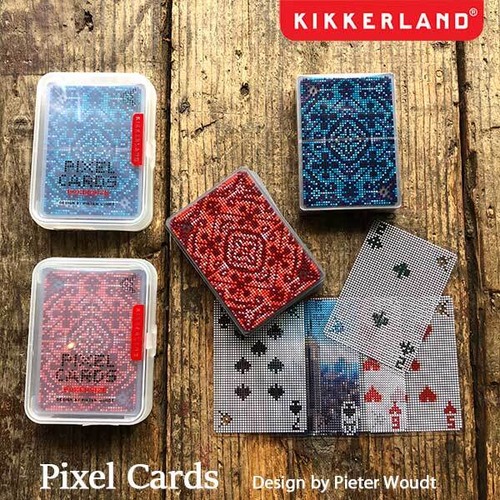 Pixel Cards ピクセルカード 全2色 トランプ DETAIL KIKKERLAND キッカーランド