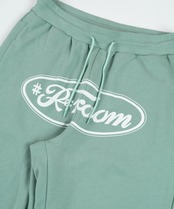 【#Re:room】BIG LOGO PRINT WIDE SWEAT PANTS［REP234］