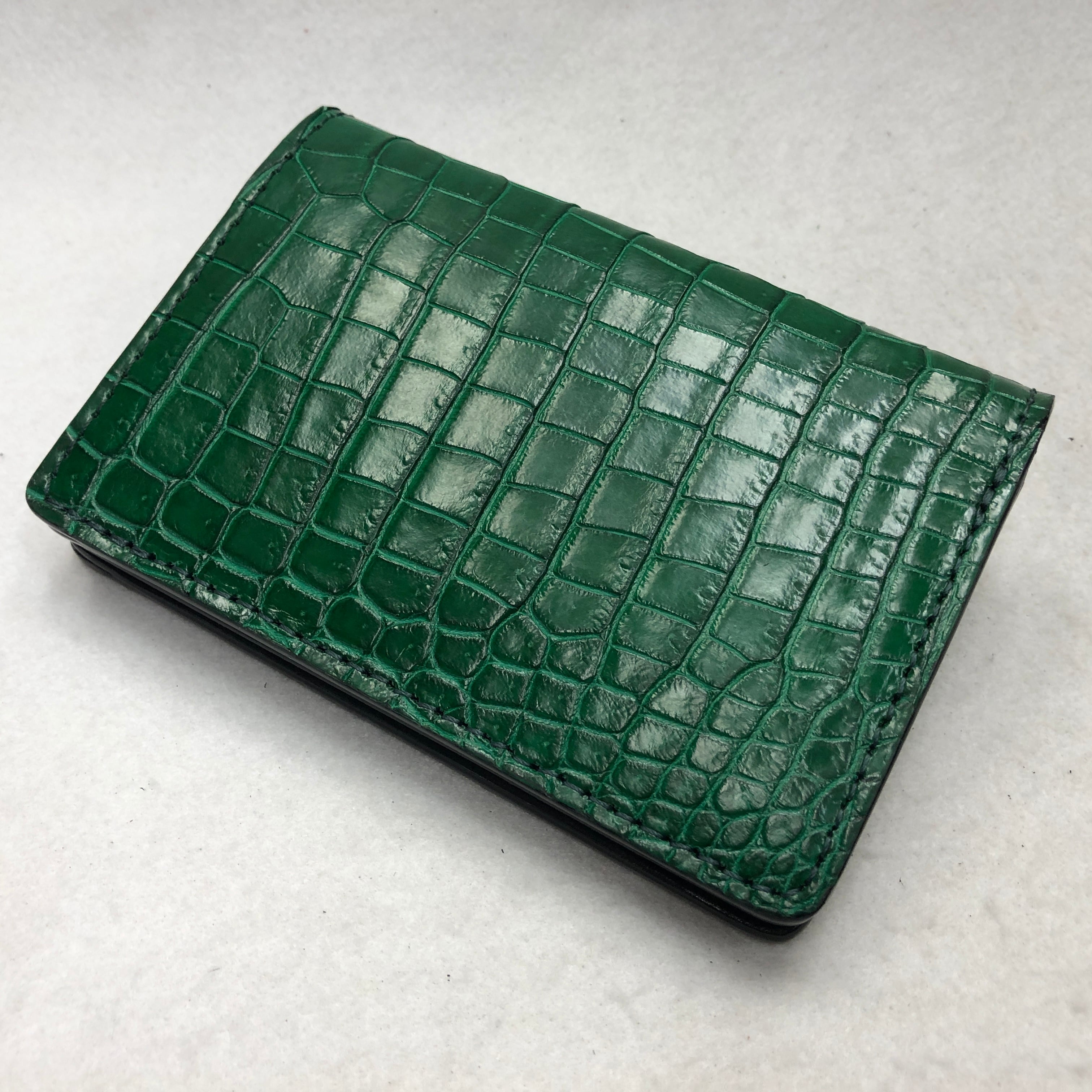 232 スモールクロコダイル 長財布 肚クロコ（特大サイズポロサス肚部