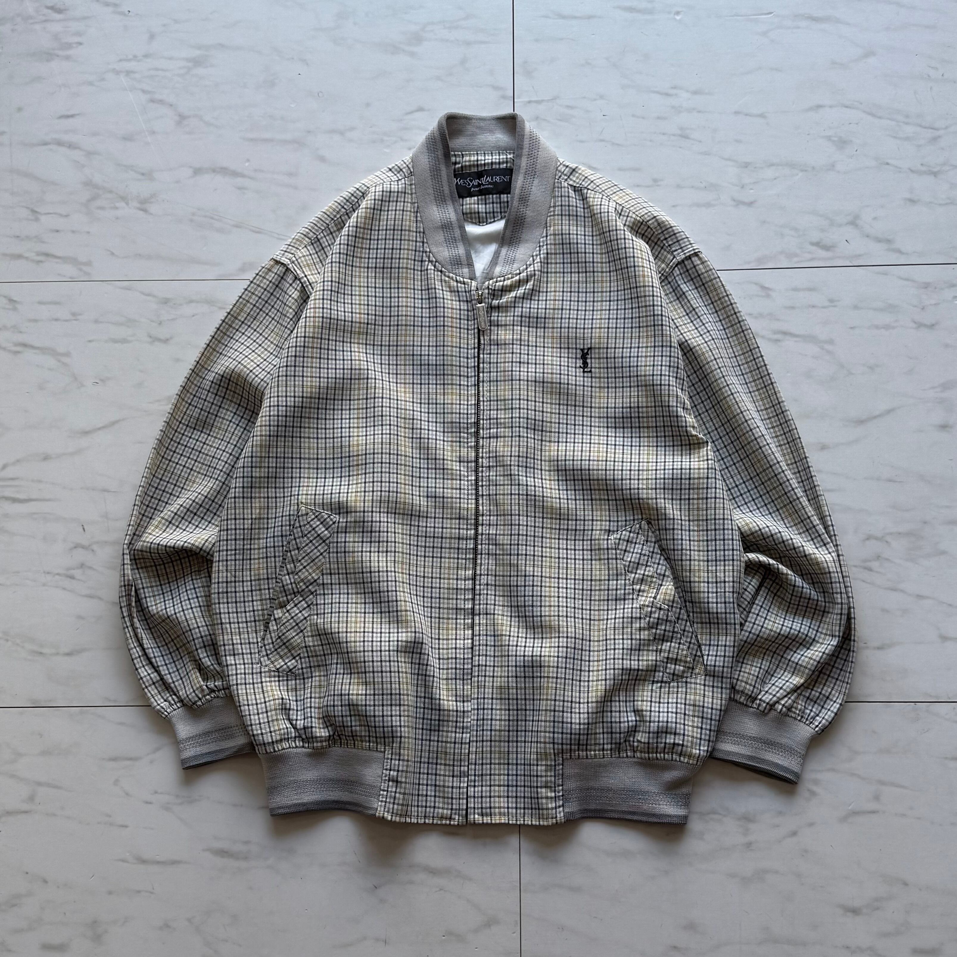 【希少】Yves Saint Laurent スイングトップ 90 (S相当) 90s Yves Saint Laurent swingtop men'sXL程 | 古着butterfly