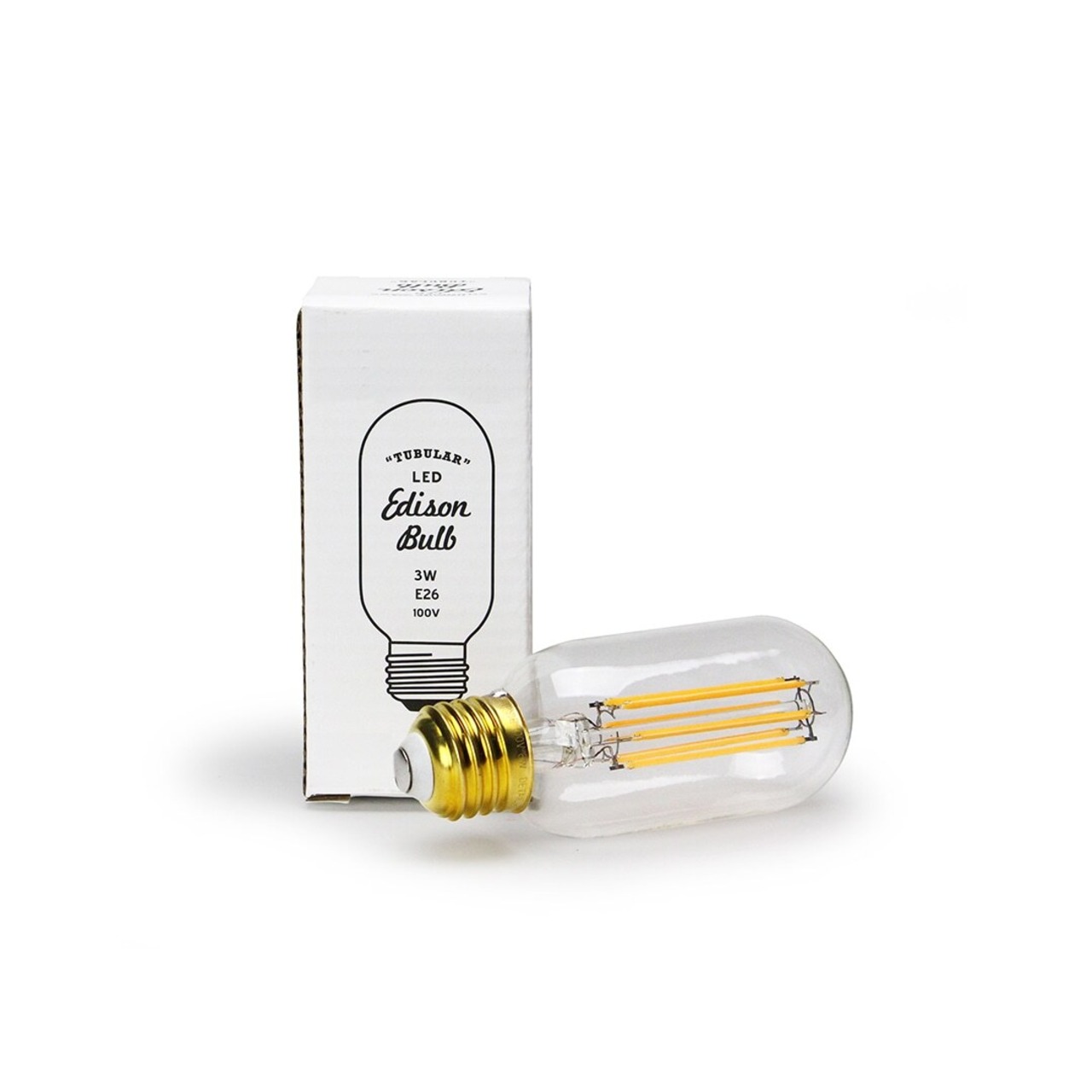 LED Edison Bulb "Tubular"/照明/LEDライト/電材