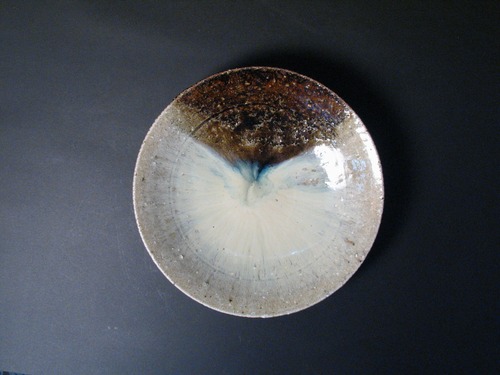 唐津　藤ノ木土平　朝鮮唐津丸皿　Ｄ-72