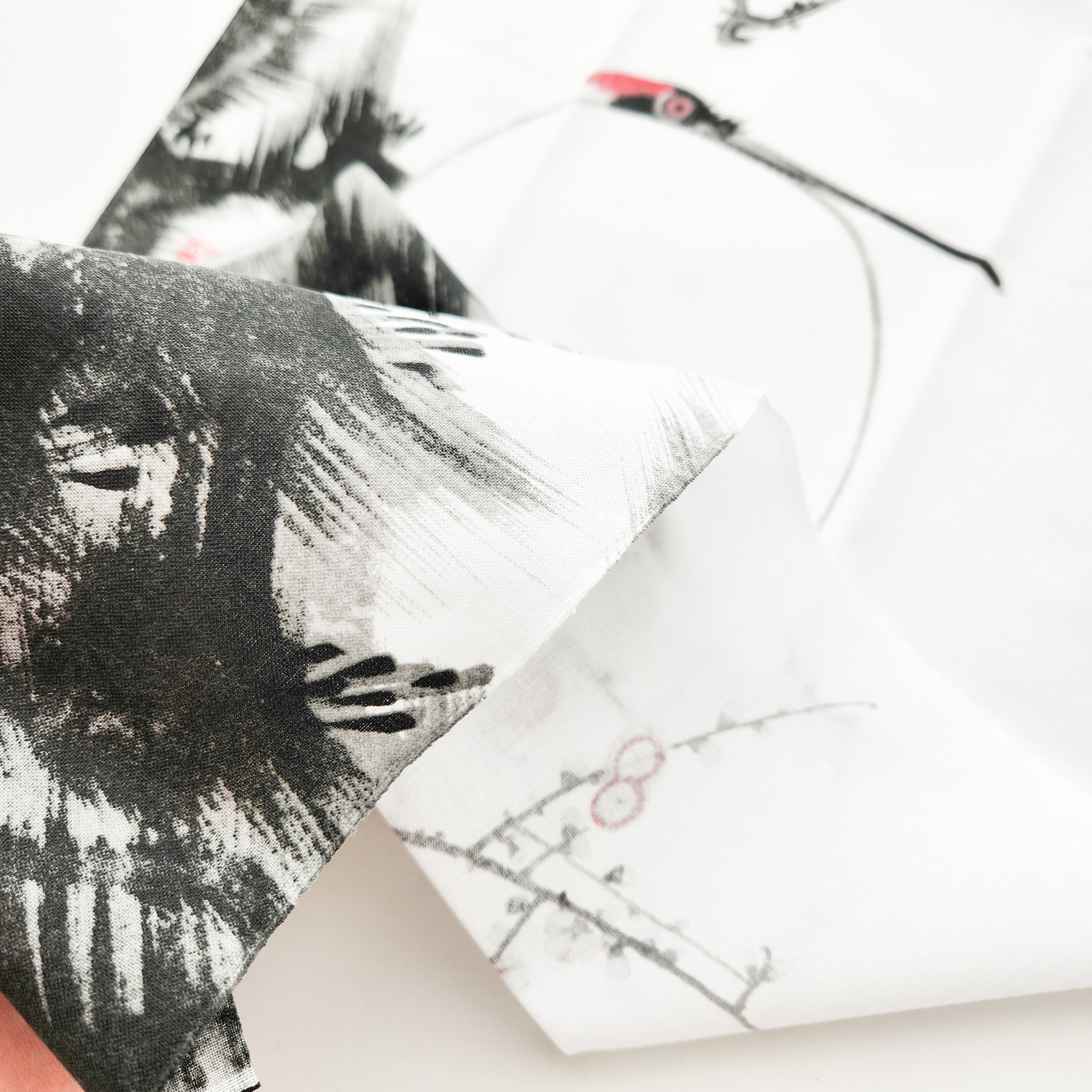 伊藤若冲 手拭い 松樹梅花孤鶴図 | hmm, by 東京都美術館ミュージアム