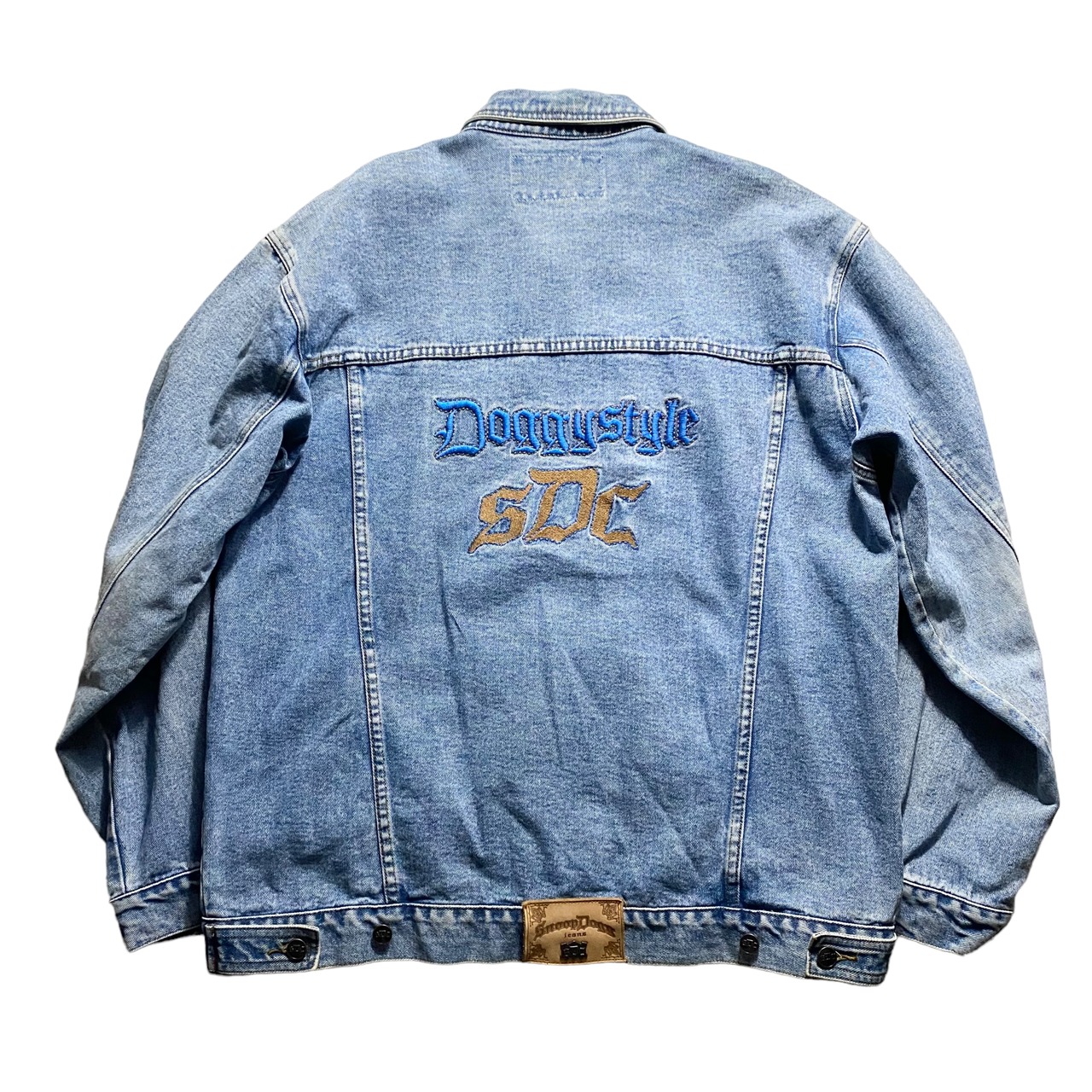 vintage SNOOP DOGG JEANS embroidery denim jacket