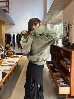 【26AW | WOMEN】AVAVAV アヴァヴァヴ / フーディー / X-Ray Organza Hoodie