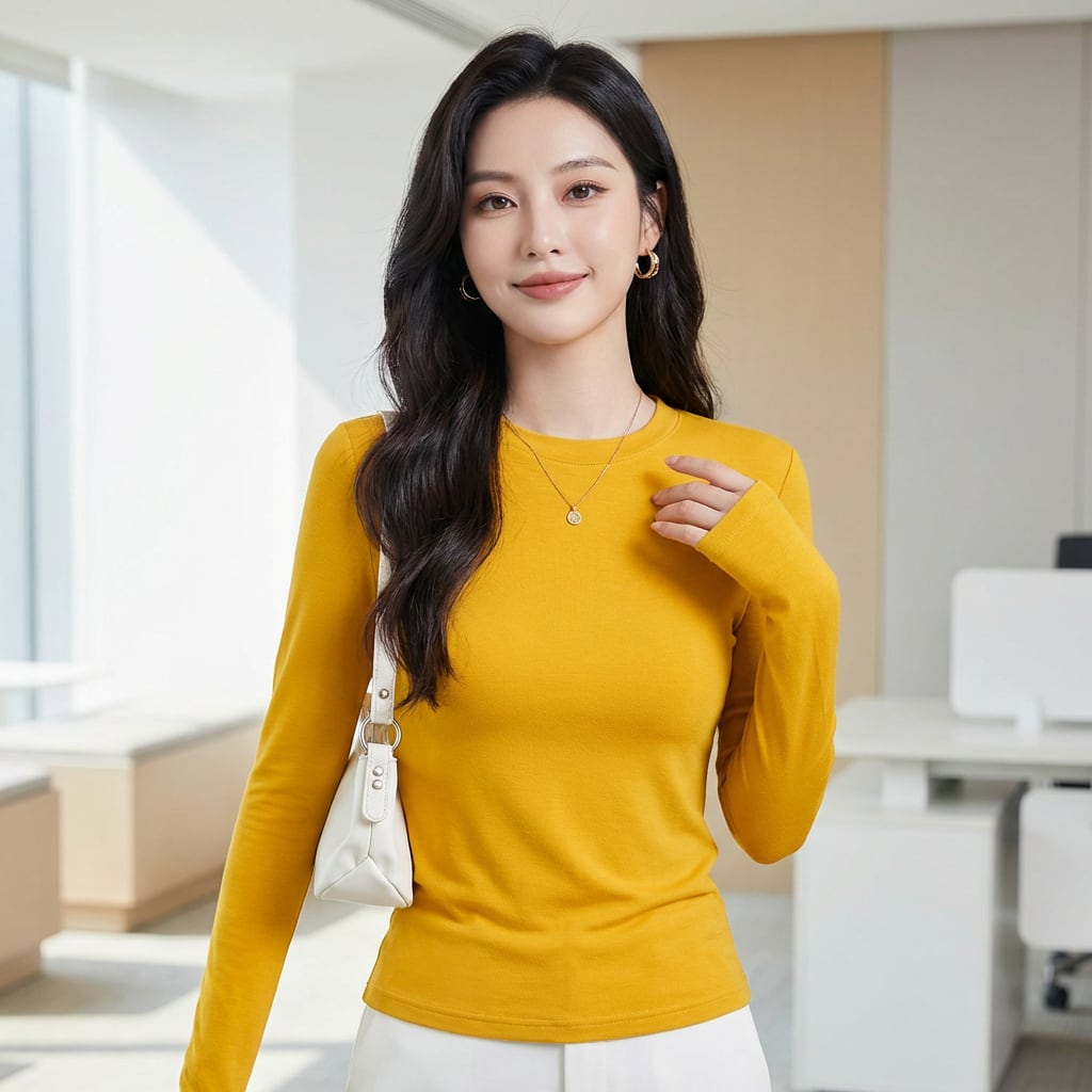 スリムライントップス(5color) A1153