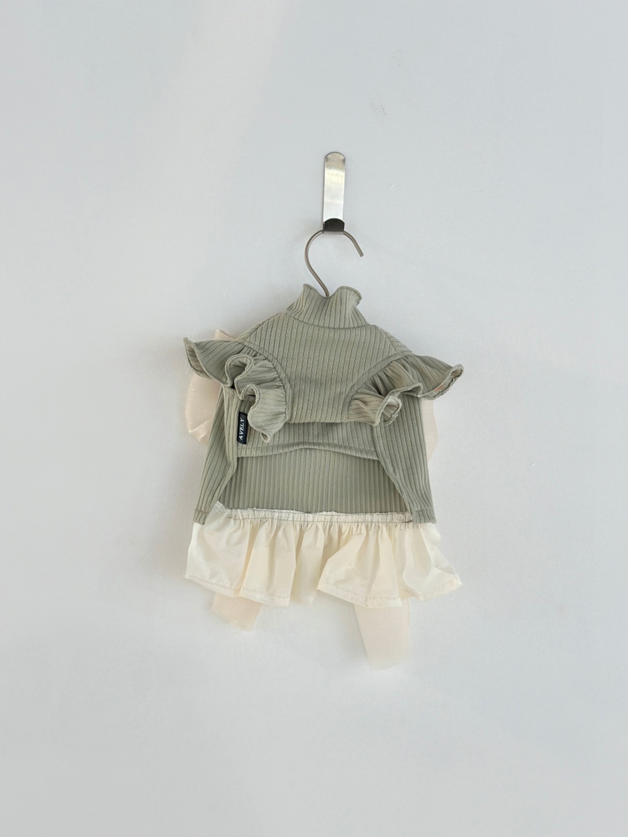 即納【avely】Ribbed ops khaki