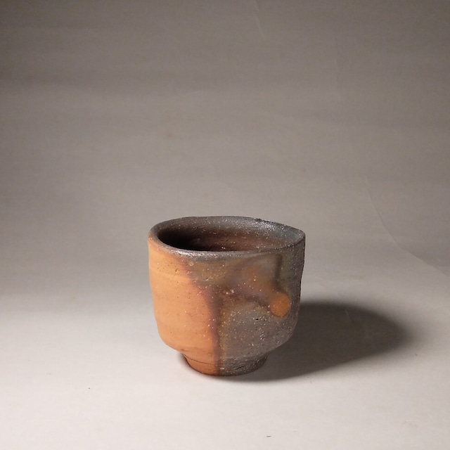 備前窯変酒呑 Bizen sake cup