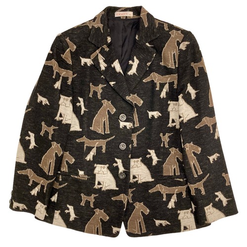 "CADANCE" 犬柄ジャケット(デッドストック)