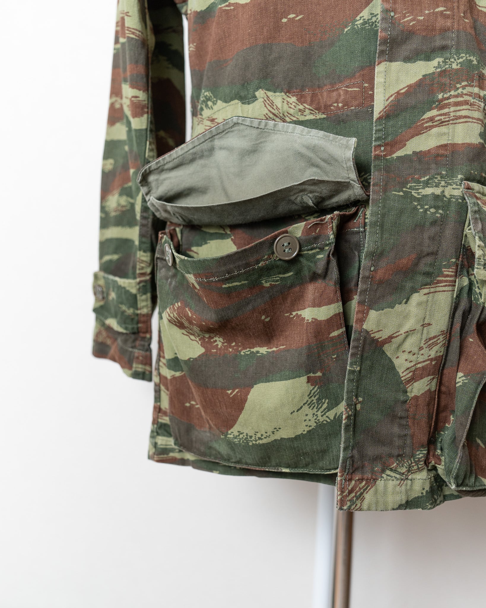 sFrench Army M Field Jacket HBT "LIZARD CAMOUFLAGE" 実物
