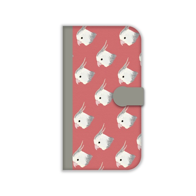 オカメインコ WF 手帳型スマホケース