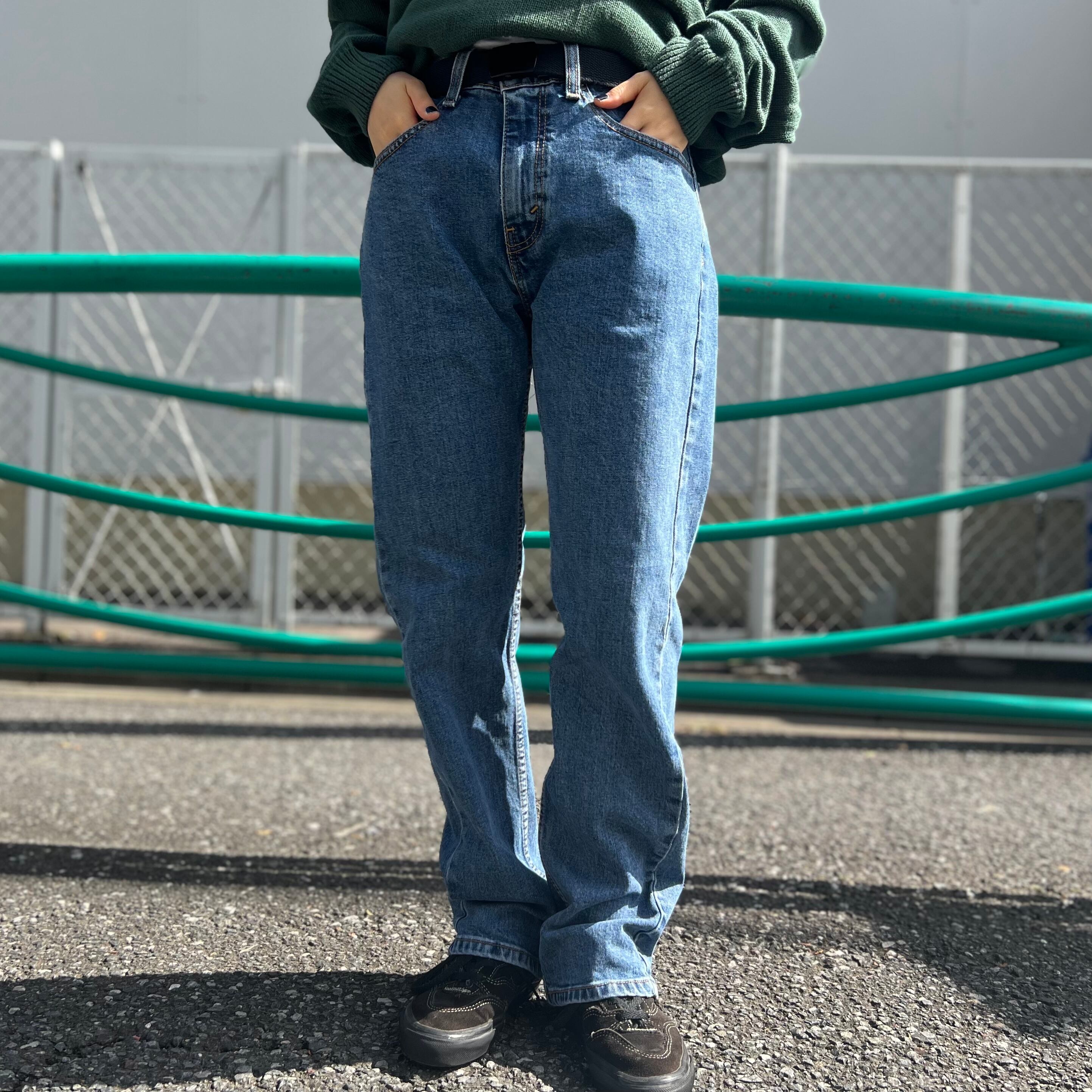 size31×30 Levi's 505 リーバイスデニムパンツ インディゴ 古着 古着