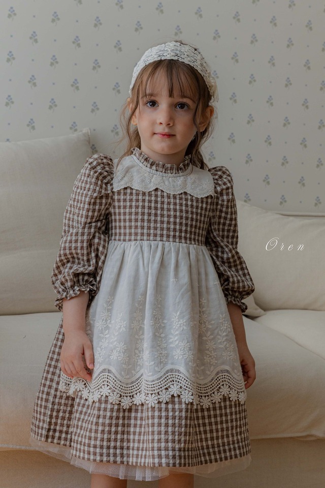Oren 2nd［取寄］kids) cocobell apron onepiece 26autumn
