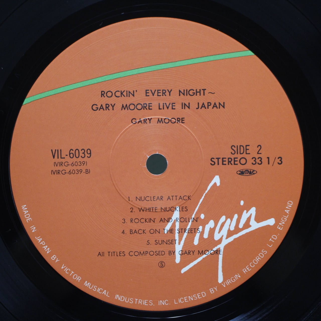 Gary Moore / Rockin' Every Night - Live In Japan [VIL-6039, VIRG-6039] - 画像4