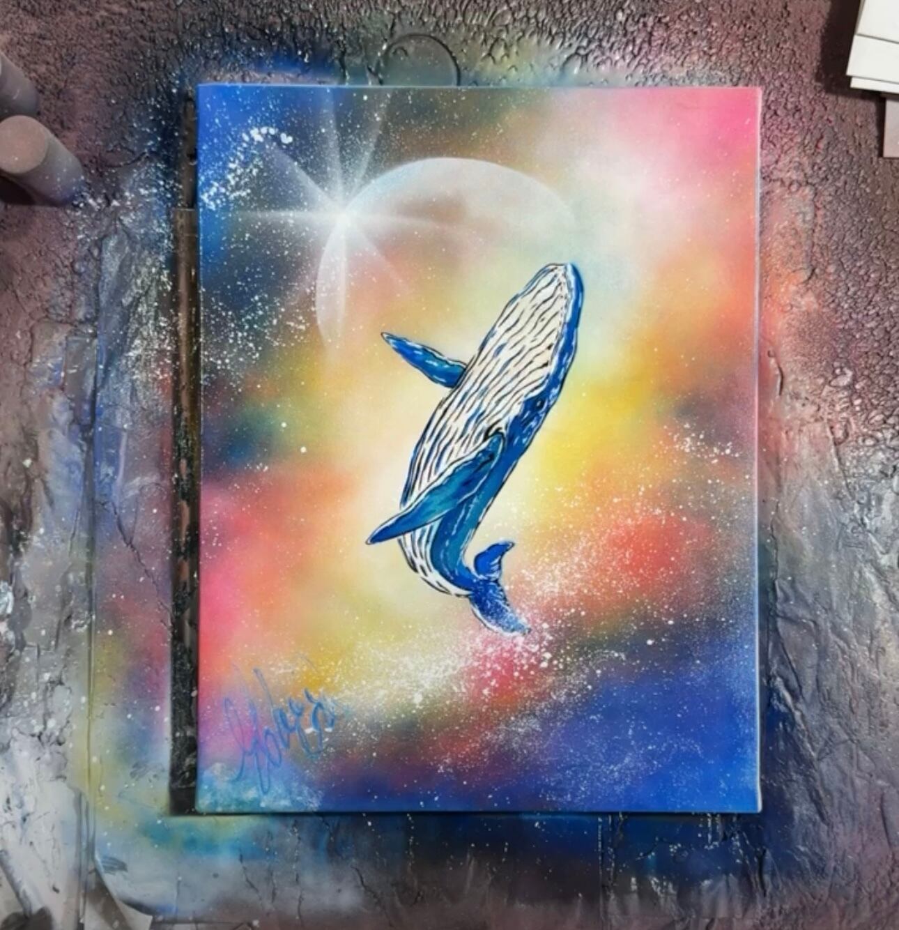 スプレーアートエデンF6キャンバス