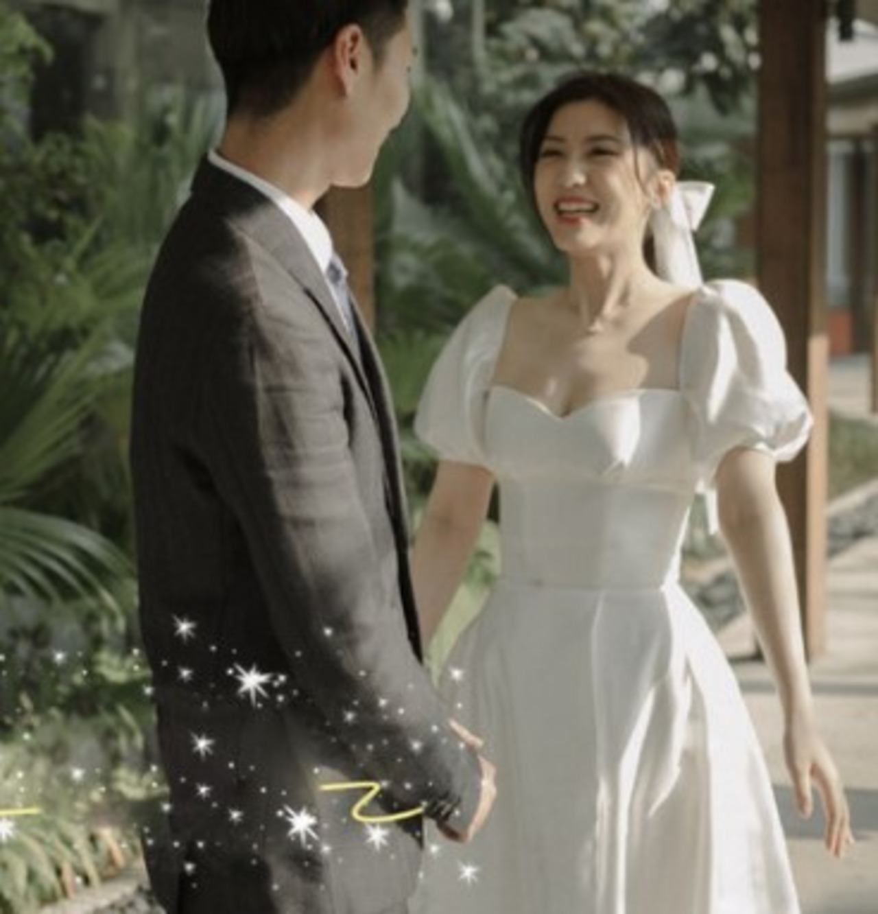 美品！ ウエディングドレス ホワイト スリット エレガント 優雅な  