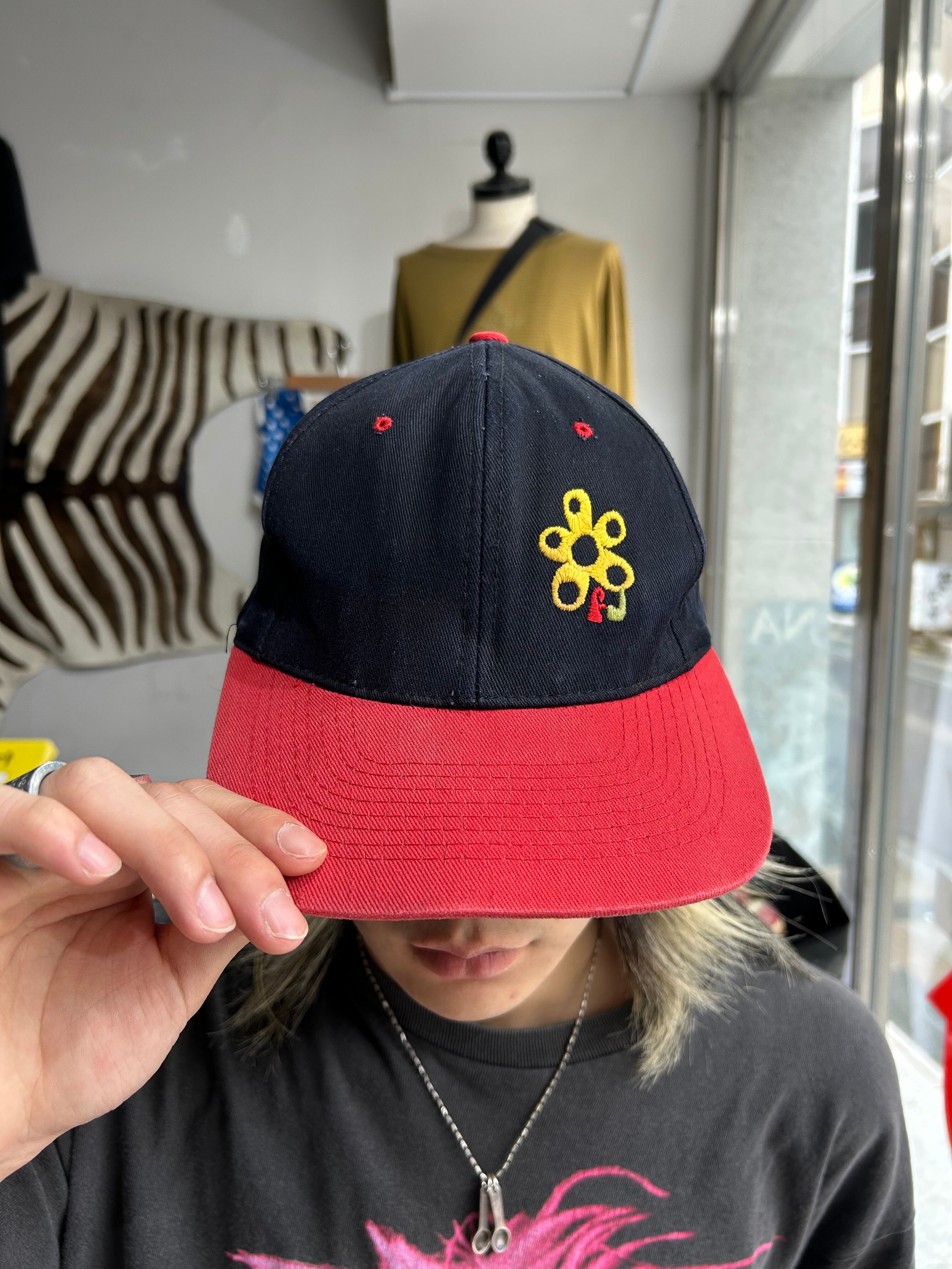 90s Flesh Jive "embroidery" two-tone cotton cap【仙台店】