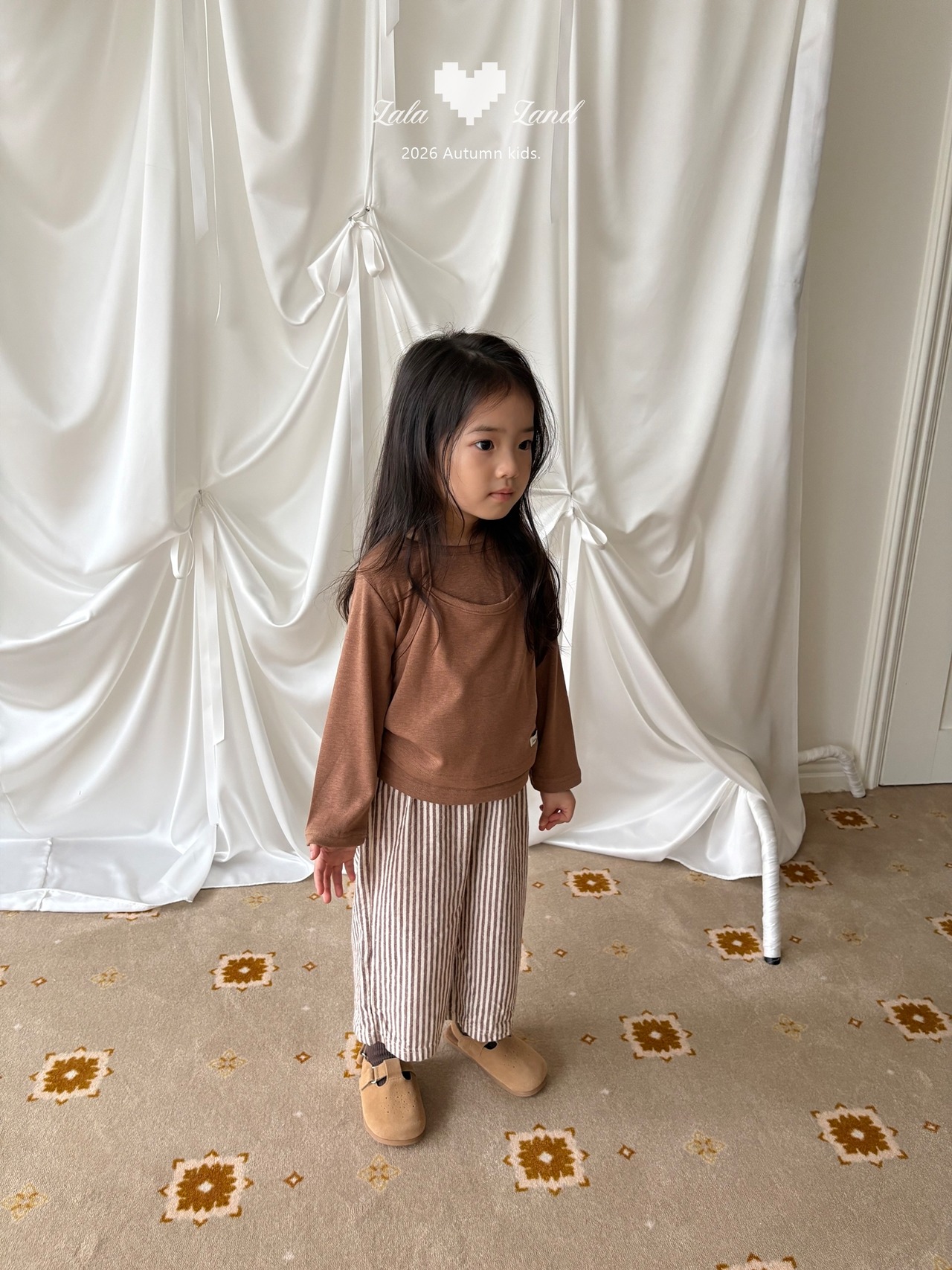 【取寄】LALALAND （Kids）ホルター重ね着T｜秋服｜韓国子供服｜ 26/SM