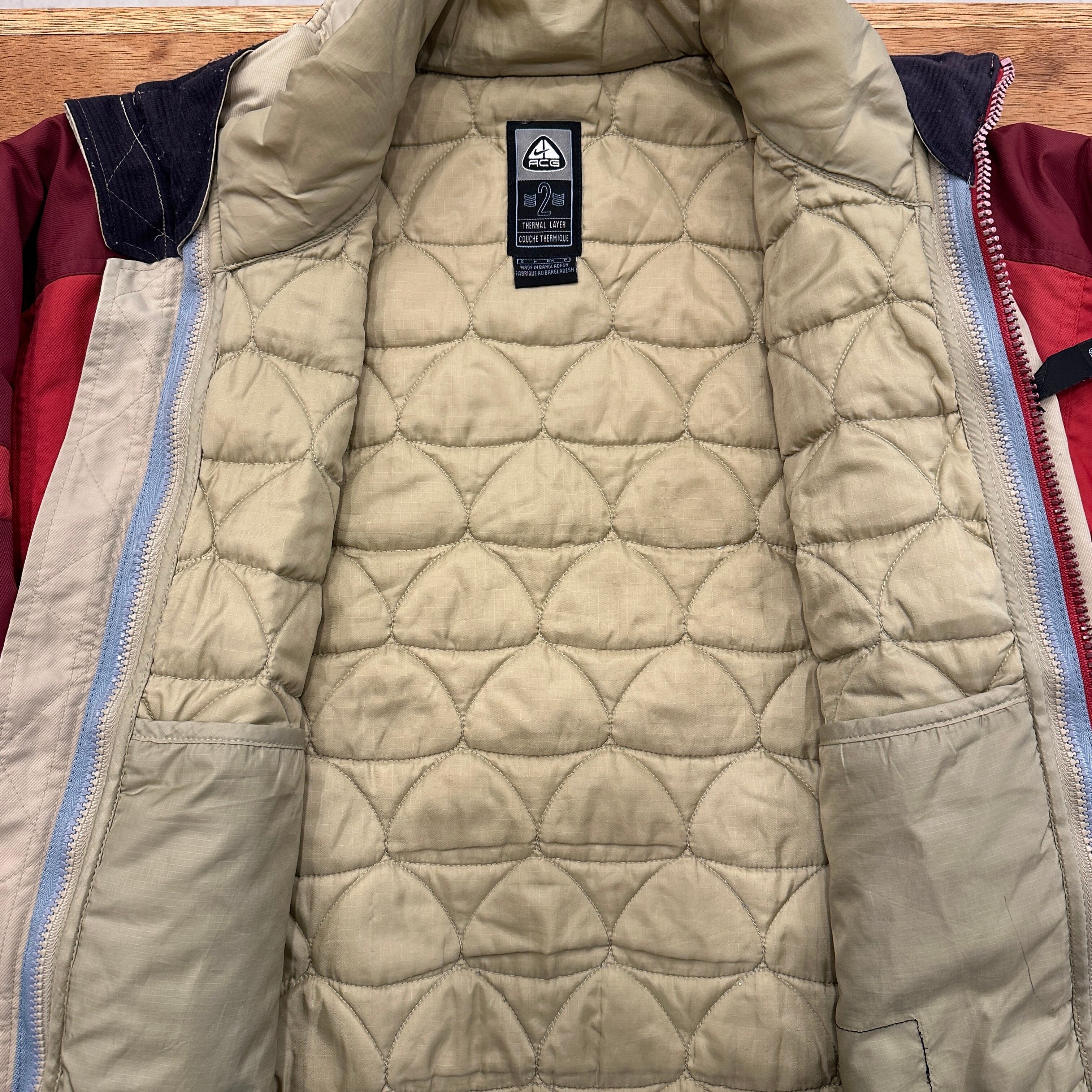 1990S OLD NIKE ACG THERMAL LAYER RED JACKET S ⑧ | safarionline