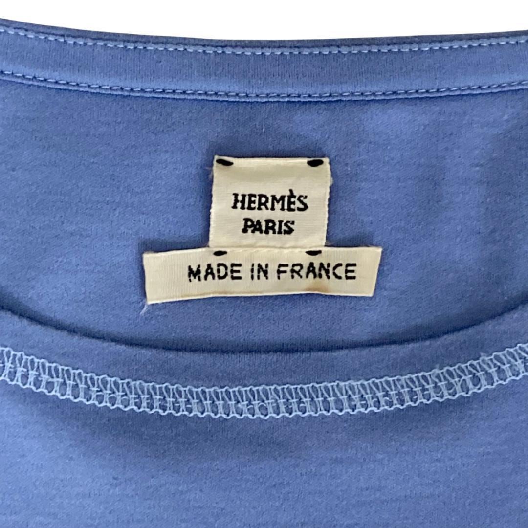 HERMES エルメス レディース Tシャツ トップス 半袖 コットン ライト