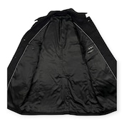 美品 NORTHMAN ノースマン カシミヤ混 ウール ステンカラーコート サイズ BLL /チャコールグレー/メンズ/大きいサイズ