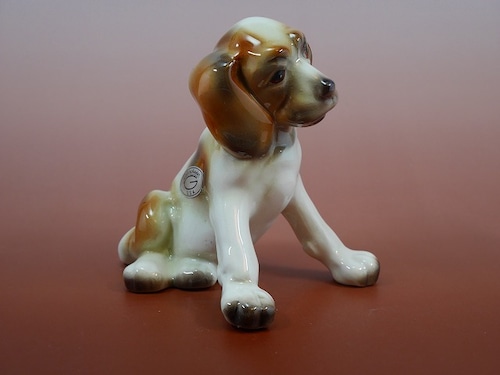 GOLDSCHEIDER POCELIAN　ビーグル犬　陶器　アメリカンビンテージ