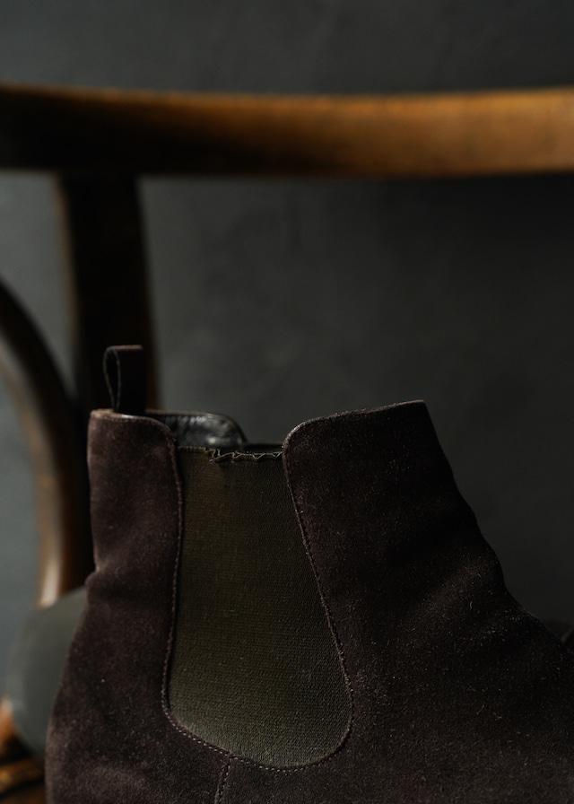 10's PRADA side gore suede boots