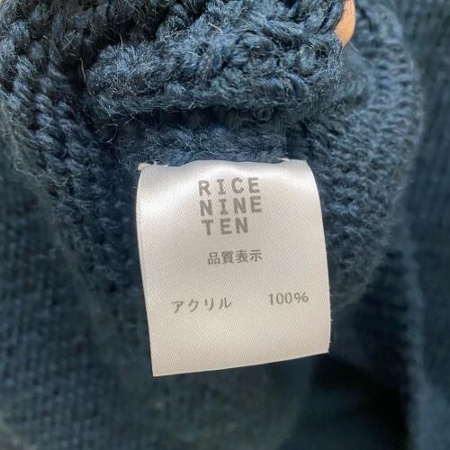 RICE NINE TEN 　ライスナインテン　19AW HAND KNITTING COLLEGE ハンドニットカレッジスウェット　SIZE　 FREE　【代官山03】 | ブランド古着Brooch powered by BASE