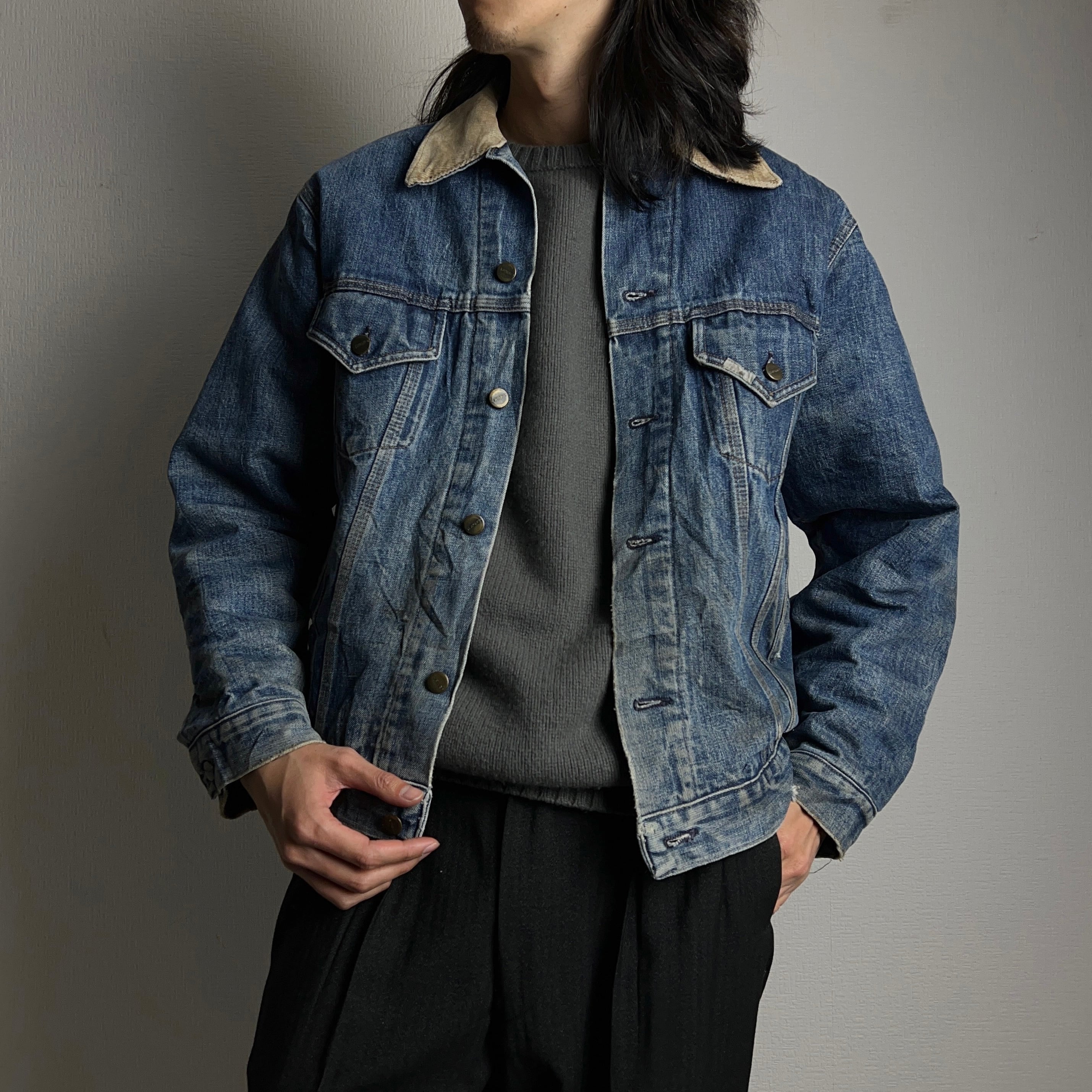 70's “Carhartt” Lined Denim Jacket USA製 70年代 カーハート ブランケット付きデニムジャケット 縦落ち  プリントタグ【1000A417】【送料無料】 | 【公式】Thrift Tokyo & TAROCK 古着・ヴィンテージ通販 powered by  BASE