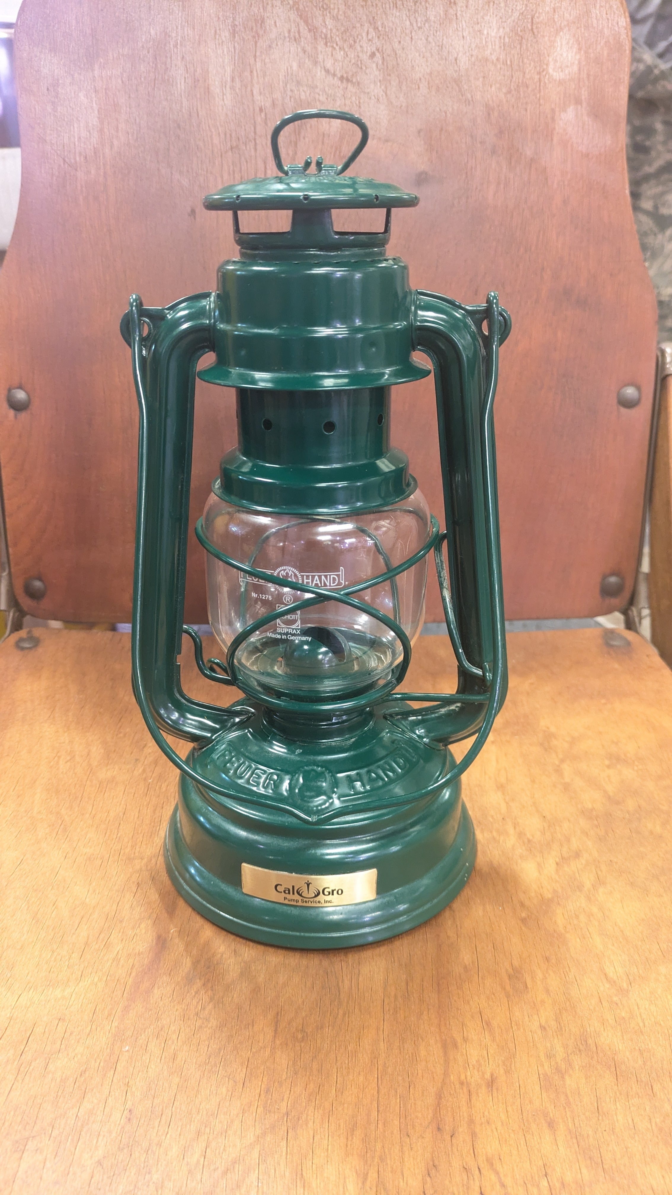 レア！　ビンテージ　マクドナルド　セラミック　ランタン　ランプ　アメトイ Vintage FeuerHand 276 Lantern Lamp W.Germany Green ビンテージ