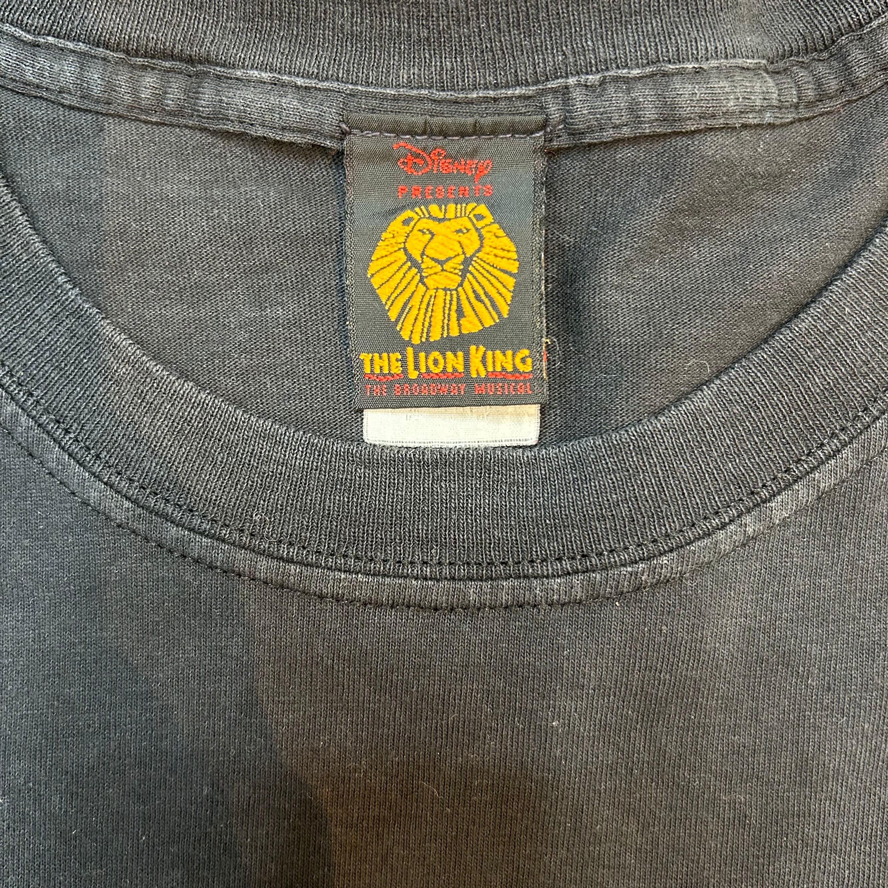 90s ライオンキング ミュージカル スカー Tシャツ ディズニー Disney
