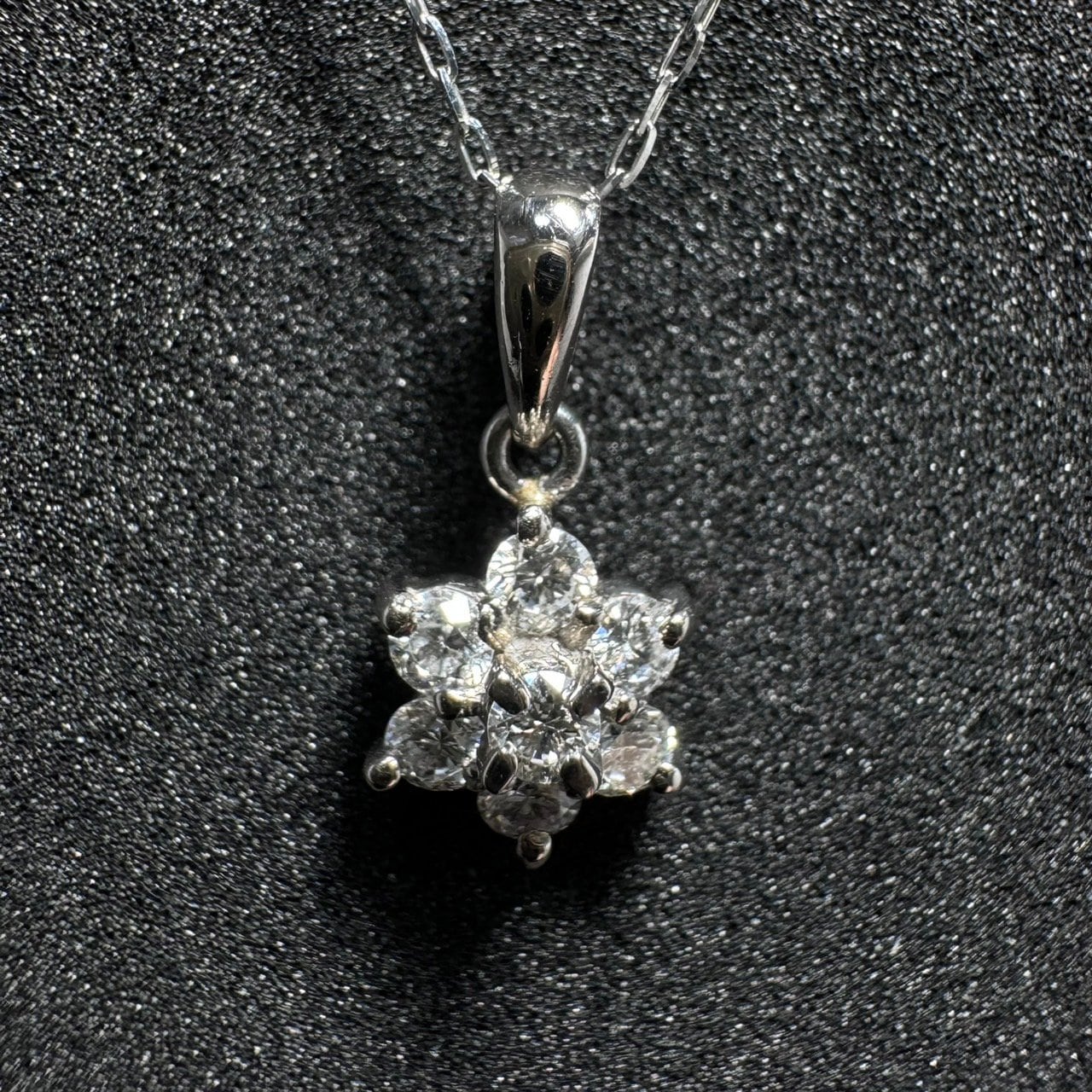 Pt/K18WG0.21ctダイヤモンドネックレス | カオキ | 日本最大級の品揃え