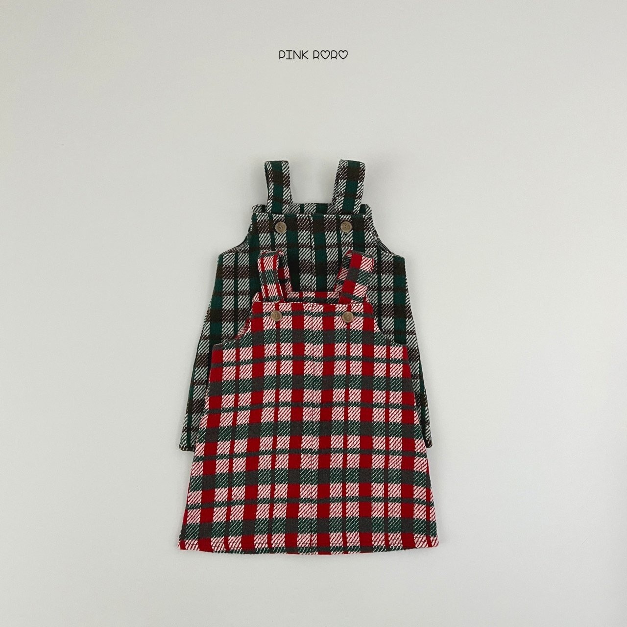 即納)85-118 | Mary check onepiece  | PINK RORO - 9