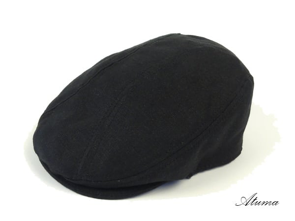 新品ニューヨークハットUSA製Linen 1900リネン素材ハンチング黒L/XLハンチング/ベレー帽