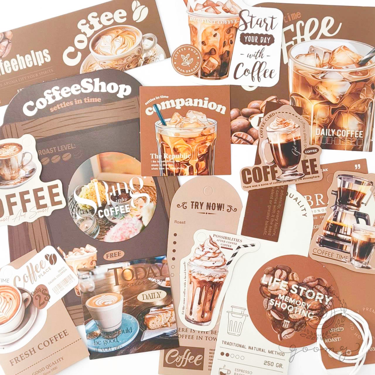 フレークシール Coffee Shop <S1134>