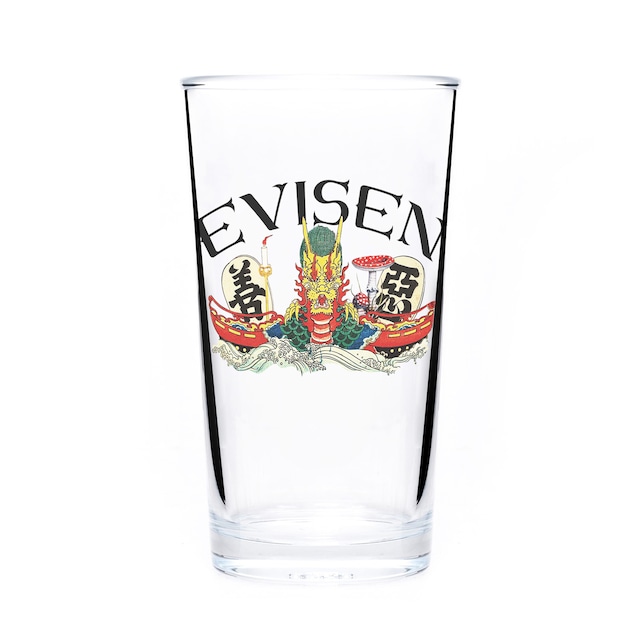 EVISEN / DRAGON SHIP PINT GLASS