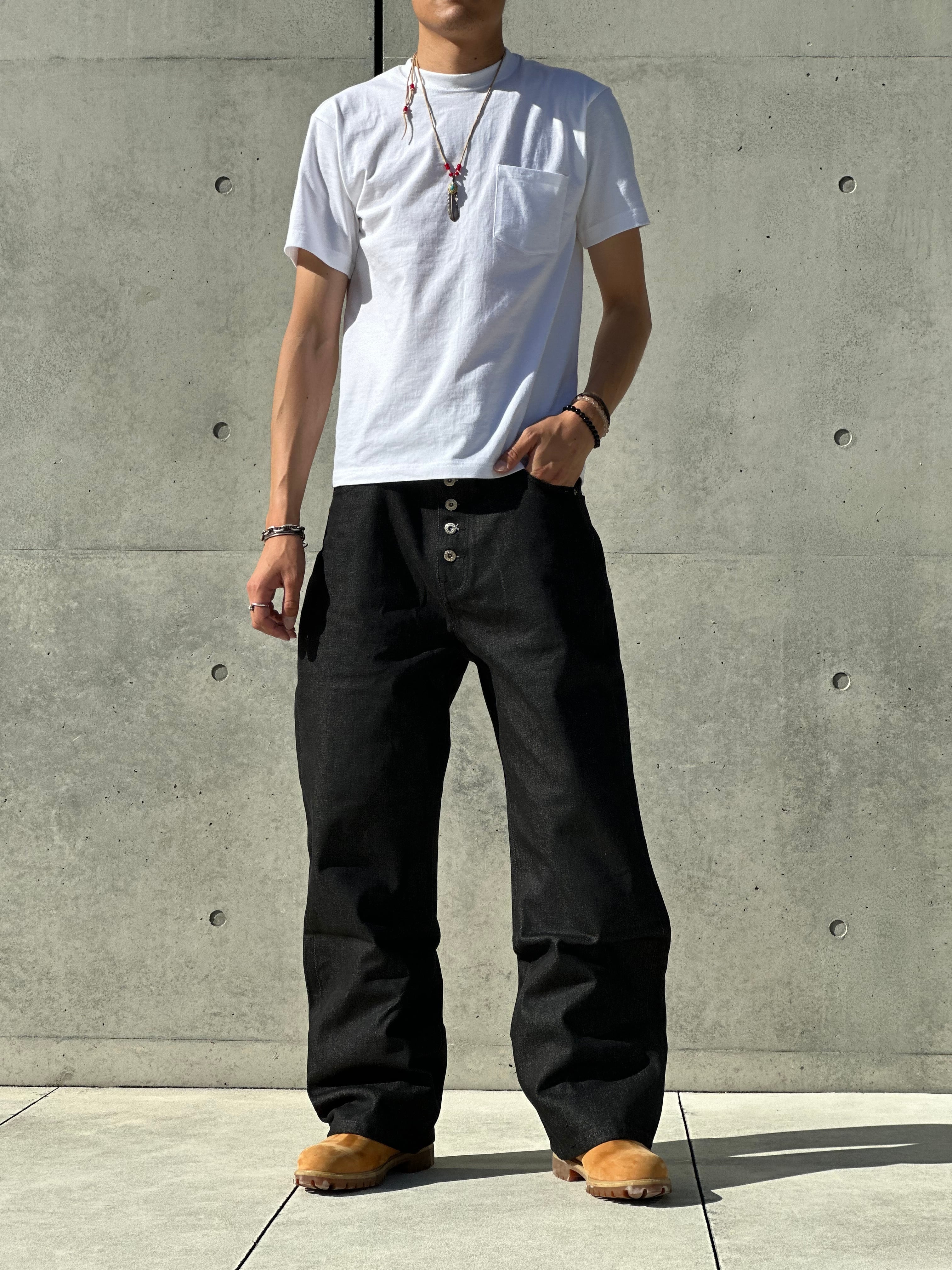 Button Out Loose Straight Denim | 【ボトムス専門店】MODE SPACE
