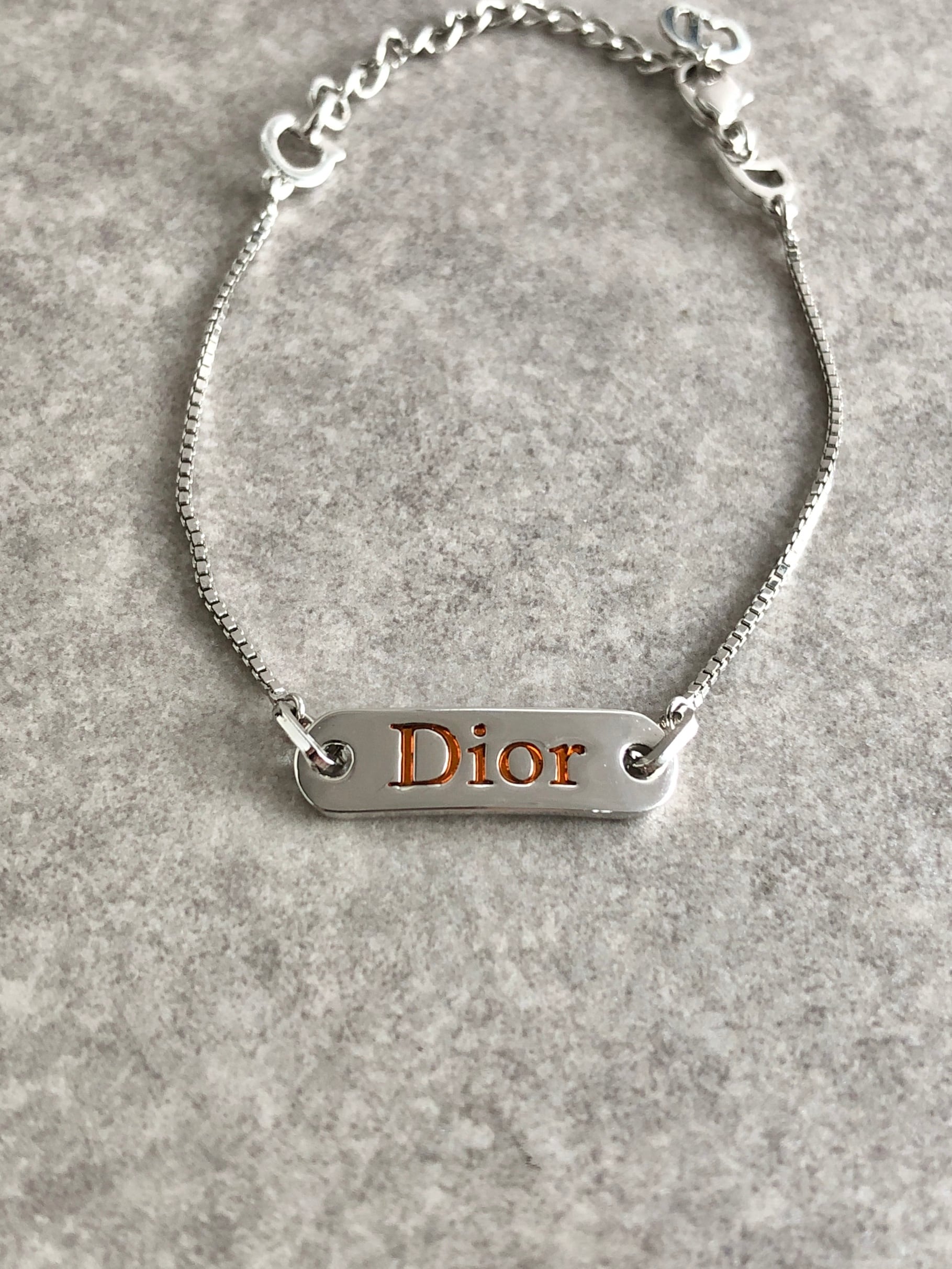 Christian Dior クリスチャン ディオール ブレスレット オレンジ