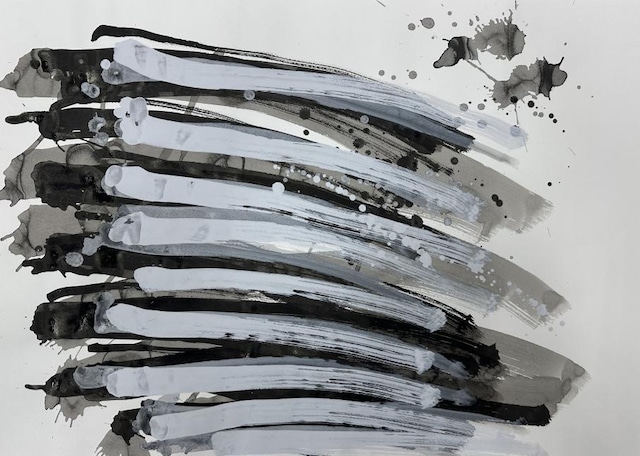 【『山と湖』vol.04 】№2 KANA「タイトル不明」（額代込み）　