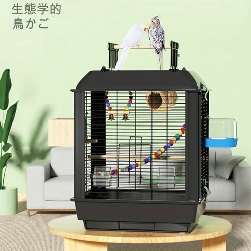 広々としたパノラマスカイライトのある大型鳥かご 補強されたワイヤー