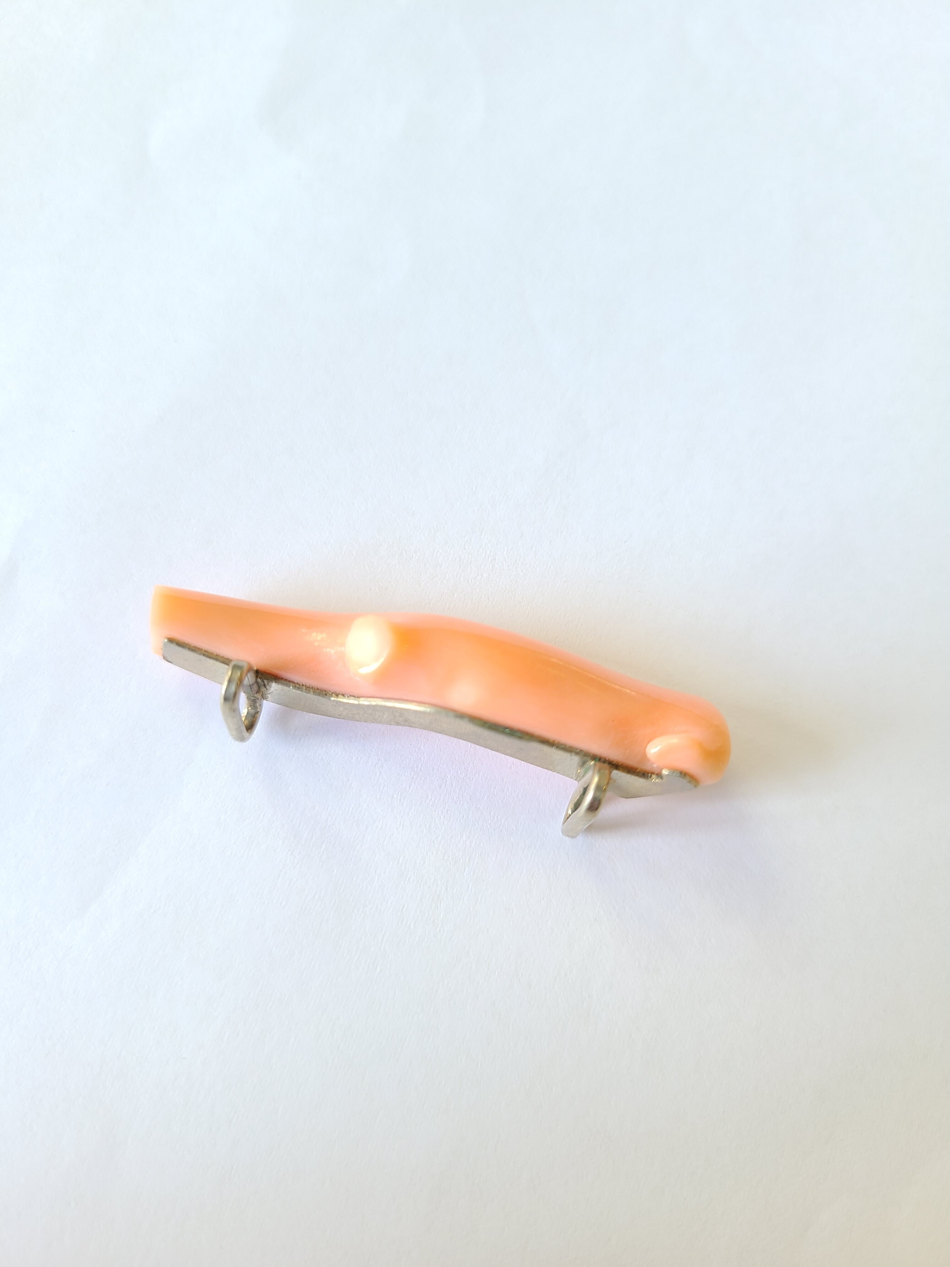 宝石珊瑚 帯留め 001【商品紹介動画が商品説明からご覧いただけます